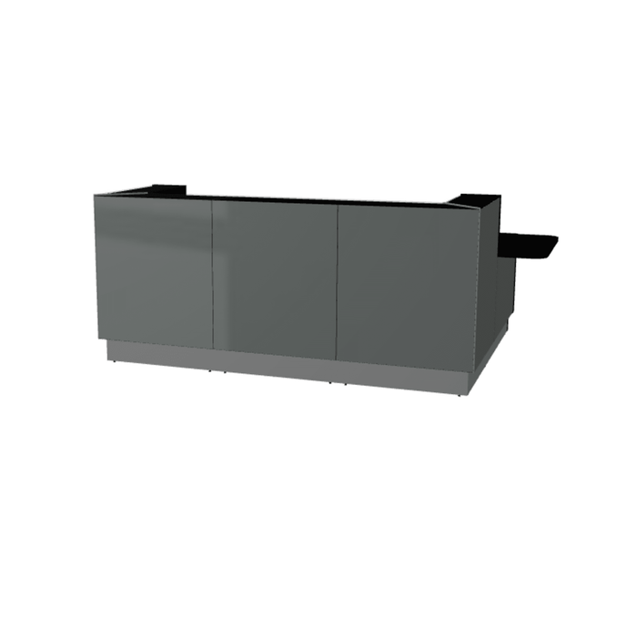 MDD Linea Modern Modular Reception Desk 108" x 72.8" LIN41L