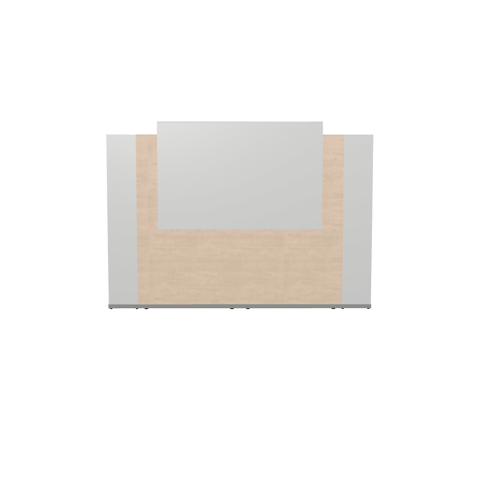 MDD Tera Modern Reception Desk - Straight 64.5" x 35.6" TRA42