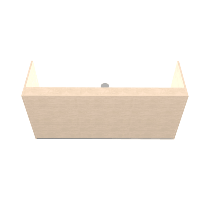 MDD Tera Modern Reception Desk - Straight 96.6" x 32.2" TRA119