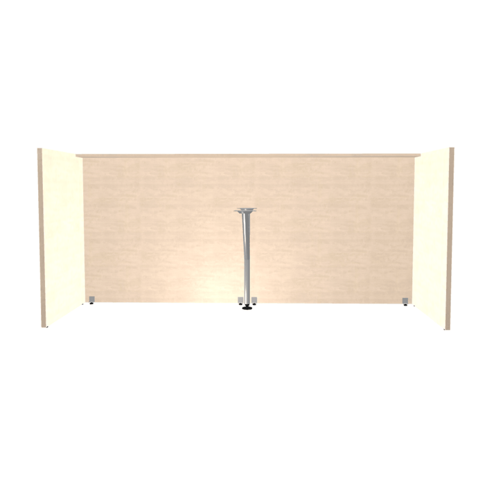 MDD Tera Modern Reception Desk - Straight 96.6" x 32.2" TRA119