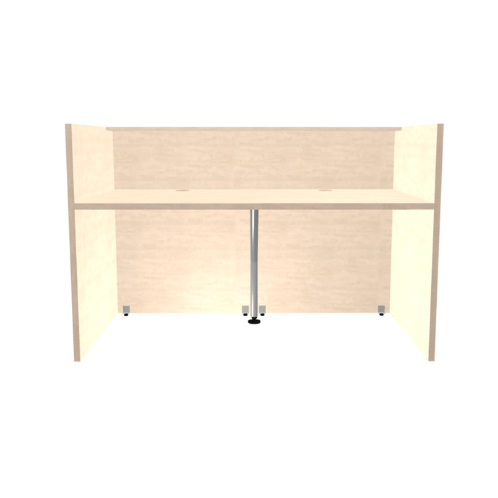 MDD Tera Modern Reception Desk - Straight 65.1" x 32.2" TRA117