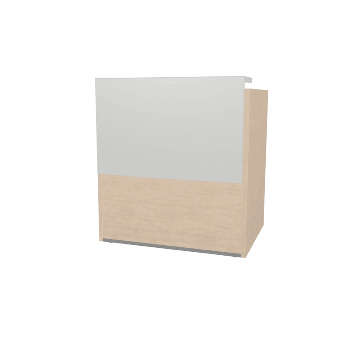 MDD Tera Modern Reception Desk - Straight 41.5" x 34.5" TRA14