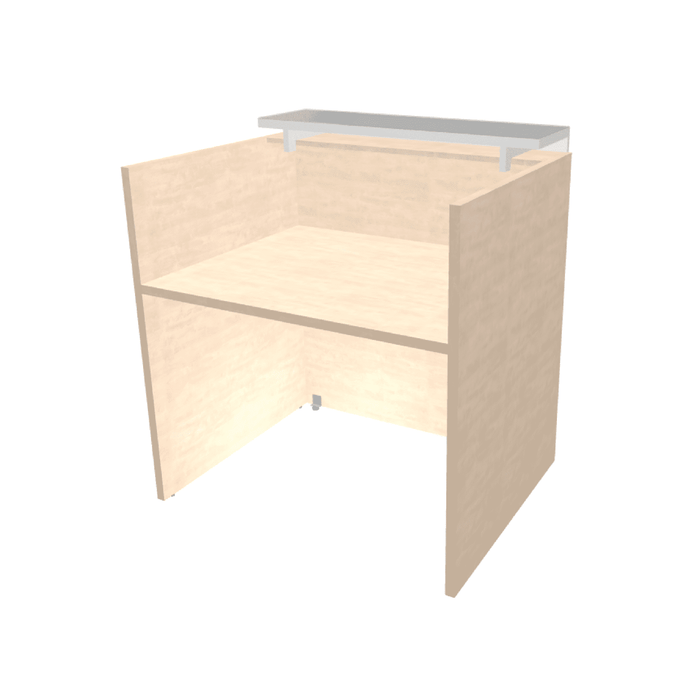 MDD Tera Modern Reception Desk - Straight 41.5" x 34.5" TRA14