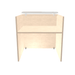 MDD Tera Modern Reception Desk - Straight 41.5" x 34.5" TRA14