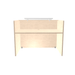 MDD Tera Modern Reception Desk - Straight 57.3" x 34.5" TRA16