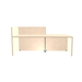 MDD Tera Modern Reception Desk - Straight Low 88.8" x 44" TRA137L