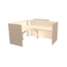 MDD Tera Modern Reception Desk - Corner 80.6" x 64.8" TRA27