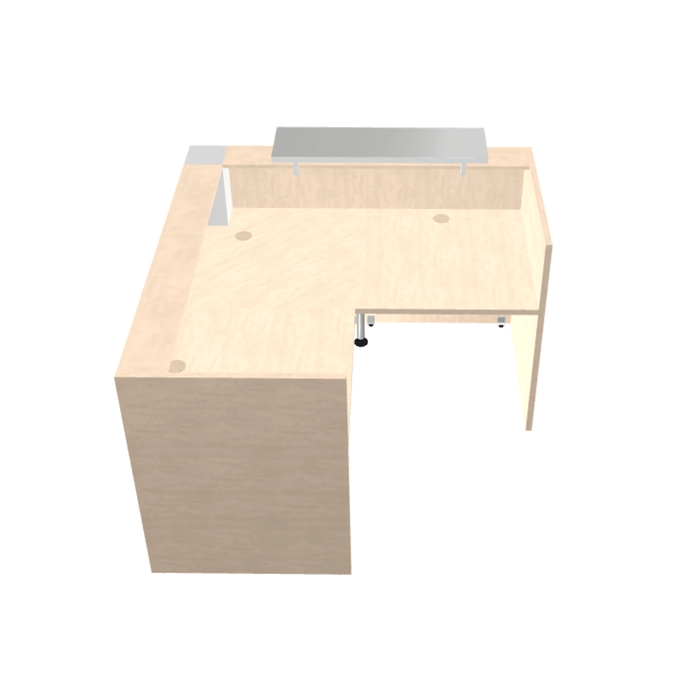MDD Tera Modern Reception Desk - Corner 64.8" x 64.8" TRA25