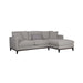 LH Imports Burbank Right Sectional Sofa - Grey FTH017-G