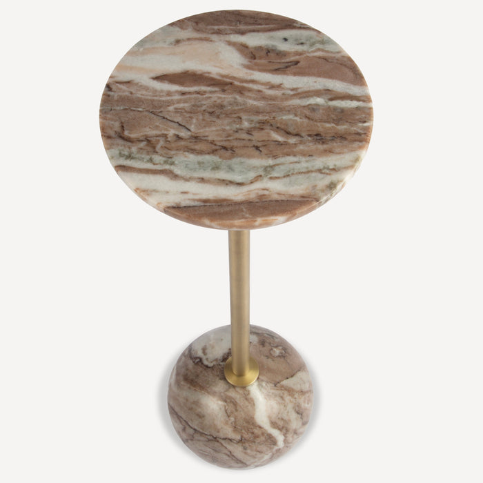 Union Home Rex Marble Drink Table - Sanwar LVR01019