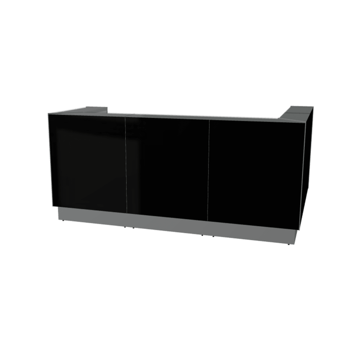 MDD Linea Modern Modular Reception Desk 96.2" x 64.9" LIN39L