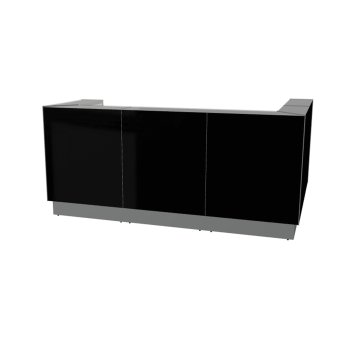 MDD Linea Modern Modular Reception Desk 96.2" x 64.9" LIN39L