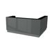 MDD Linea Modern Modular Reception Desk 96.2" x 80.7" LIN40L