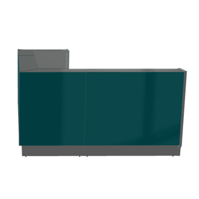 MDD Linea Modern Modular Reception Desk 96.2" x 80.7" LIN40L