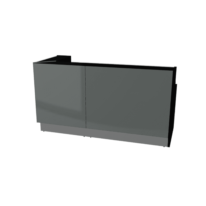 MDD Linea Modern Modular Reception Desk 80.7" x 33.4" LIN38L