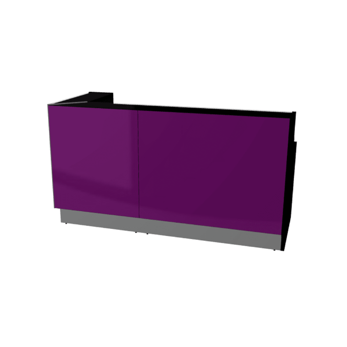 MDD Linea Modern Modular Reception Desk 80.7" x 33.4" LIN38L