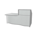 MDD Wave Modern Reception Desk Organic Front - Straight Low 69.9" x 43.4" LUV27P