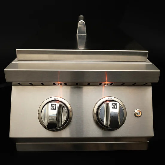 Kokomo Grills Professional Double Side Burner with removable cover