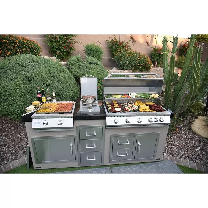 Built-In 22 Inch Griddle Teppanyaki Gas Grill