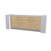 MDD Valde Modern Modular Reception Desk - Straight 115.1" x 36.8" LAV03L