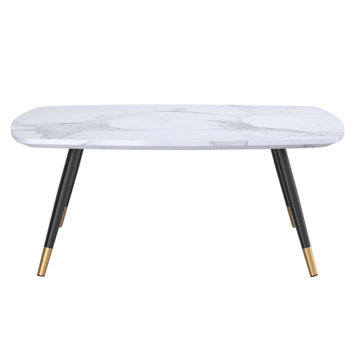 Worldwide Home Furnishings Emery-Rect. Coffee Table-White Rectangular Coffee Table 301-294REC-WT