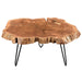 Worldwide Home Furnishings Nila-Coffee Table-Natural Rectangular Coffee Table 301-329NAT