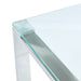 Worldwide Home Furnishings Zevon-Coffee Table-Silver Rectangular Coffee Table 301-408CH