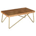 Worldwide Home Furnishings Madox-Coffee Table-Natural Rectangular Coffee Table 301-527NT