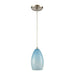 Elk Lighting Planetario Satin Nickel 5'' Wide 1-Light Mini Pendant