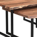 Worldwide Home Furnishings Jivin-2pc Coffee Table Set-Natural 2pc Coffee Table Set 303-676NAT