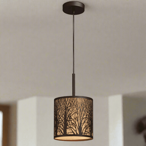 Elk Lighting Woodland Sunrise 8'' Wide 1-Light Mini Pendant