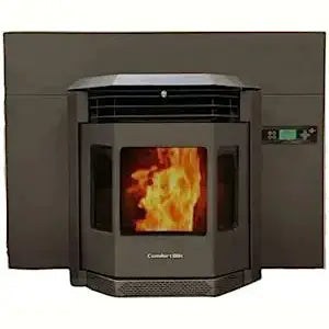 Comfortbilt HP22i Pellet Stove Insert Carbon Black Pellet Fireplace