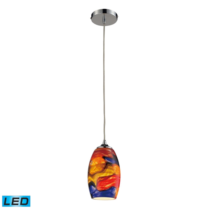 Elk Lighting Surrealist Polished Chrome Mini Pendant