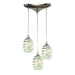 Elk Lighting Vines 5 inch Satin Nickel LED Mini Pendant