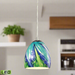 Elk Lighting Colorwave Satin Nickel Mini Pendant