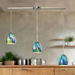 Elk Lighting Colorwave Satin Nickel Mini Pendant