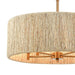 Elk Lighting Abaca Polished Nickel 5 Light Chandelier