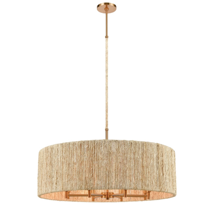 Elk Lighting Abaca 33" Wide 8-Light Chandelier