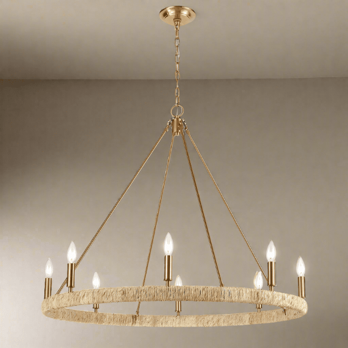 Elk Lighting Abaca 36" Wide-8 Light Chandelier