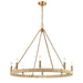 Elk Lighting Abaca 36" Wide-8 Light Chandelier