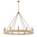 Elk Lighting Abaca Polished Nickel 12 Light Chandelier 32517/12