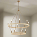 Elk Lighting Abaca Polished Nickel 14 Light Chandelier