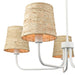 Elk Lighting Abaca Textured White 34" Wide-5 Light Chandelier