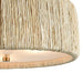 Elk Lighting Abaca Satin Brass 3 Light Semi-Flushmount