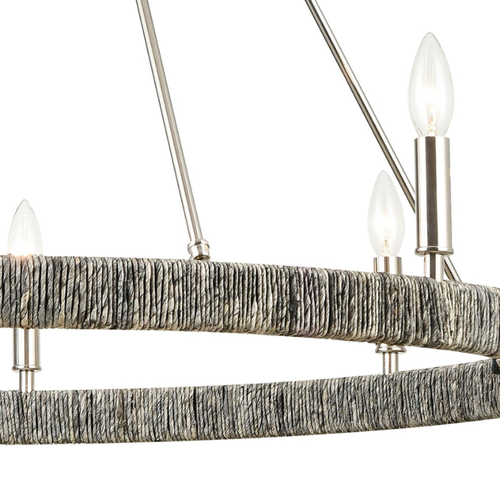 Elk Home Abaca 36'' Wide 8-Light Chandelier