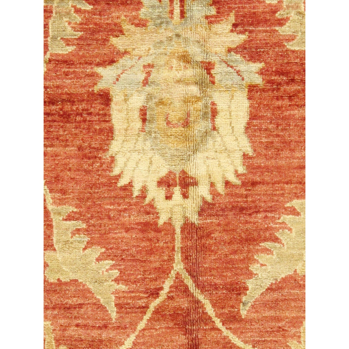 Pasargad Home Denver Hand-Knotted Rust Lamb's Wool Area Rug-11'11" X 15' 3" PKB-1283 12X15