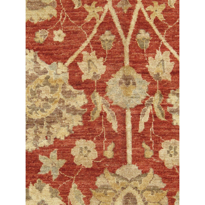 Pasargad Home Denver Hand-Knotted Rust Lamb's Wool Area Rug-11' 9" X 15' 9" PMG-307 12X16