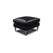 GTR Skyline 100% Top Grain Leather Modern Americana Ottoman