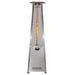 RADtec 93" Pyramid Flame Natural Gas Patio Heater - Stainless Steel Finish