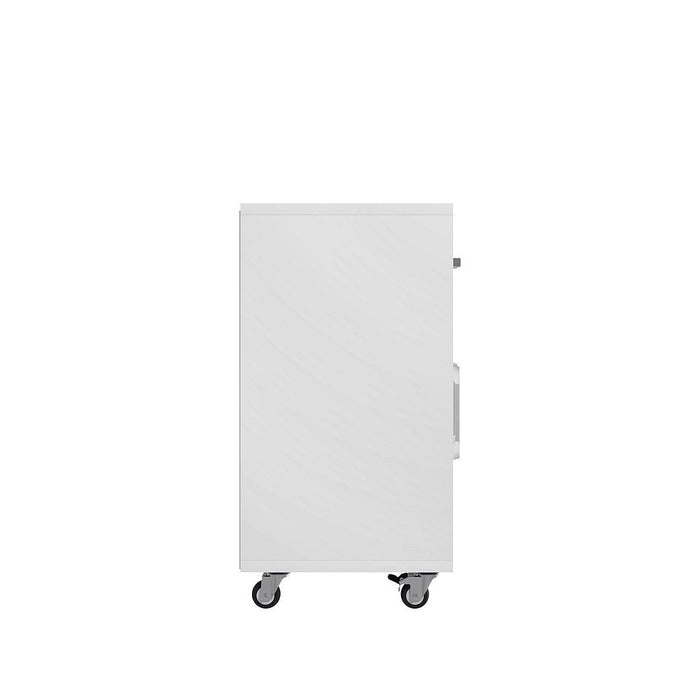 Manhattan Comfort Eiffel 4-Piece Garage Storage Set in White